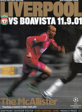 Match programme